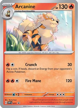 Arcanine (SVP-011) (Holofoil)