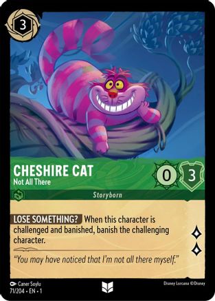 Cheshire Cat - Not All There (1-071) (Cold Foil)