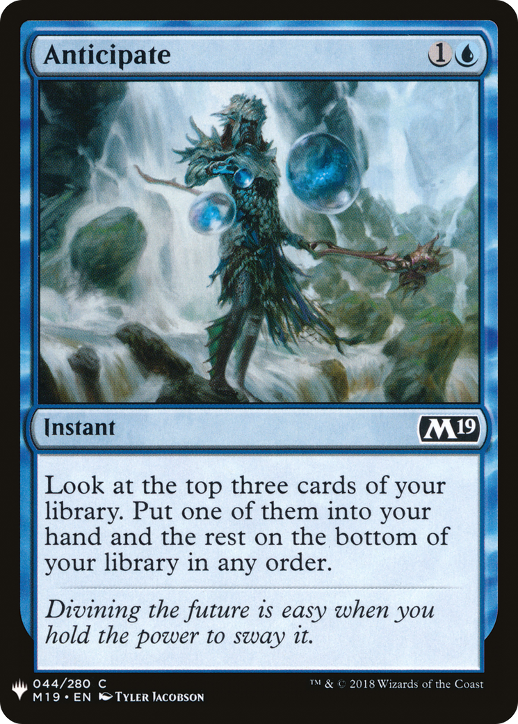 Anticipate (LIST-M19-44)