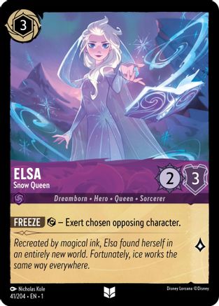 Elsa - Snow Queen (1-041) (Cold Foil)