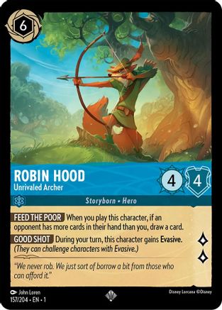 Robin Hood - Unrivaled Archer (1-157) (Cold Foil)