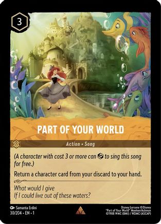 Part of Your World (1-030) (Cold Foil)