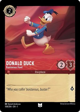 Donald Duck - Boisterous Fowl (1-108) (Cold Foil)