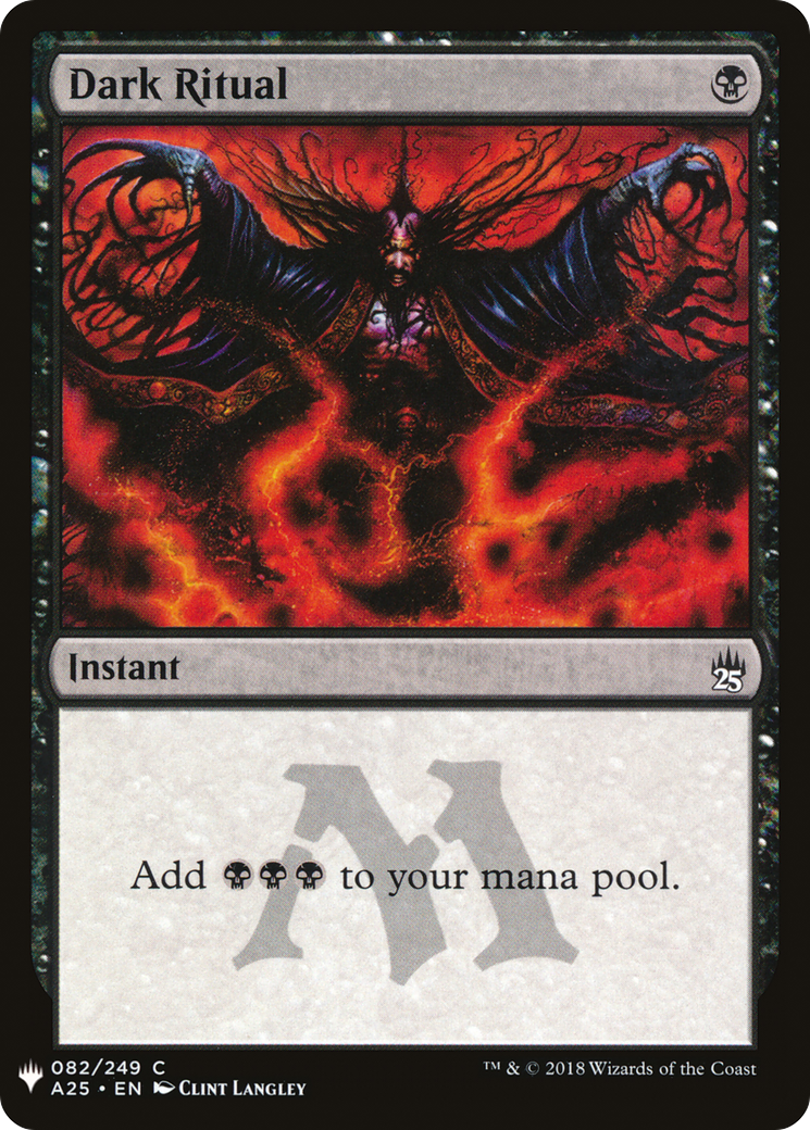 Dark Ritual (LIST-A25-82)