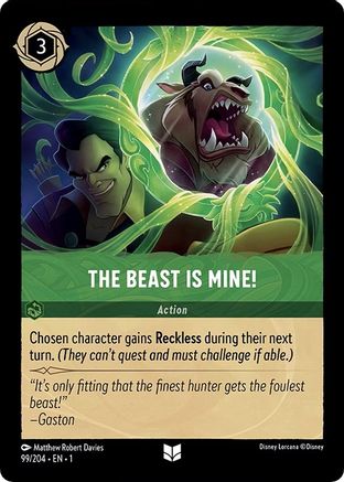 The Beast is Mine! (1-099) (Cold Foil)