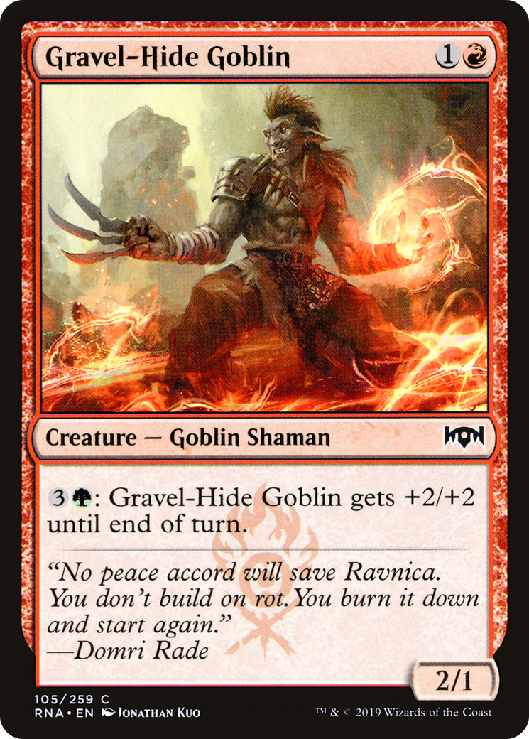 Gravel-Hide Goblin (RNA-105) (Foil)