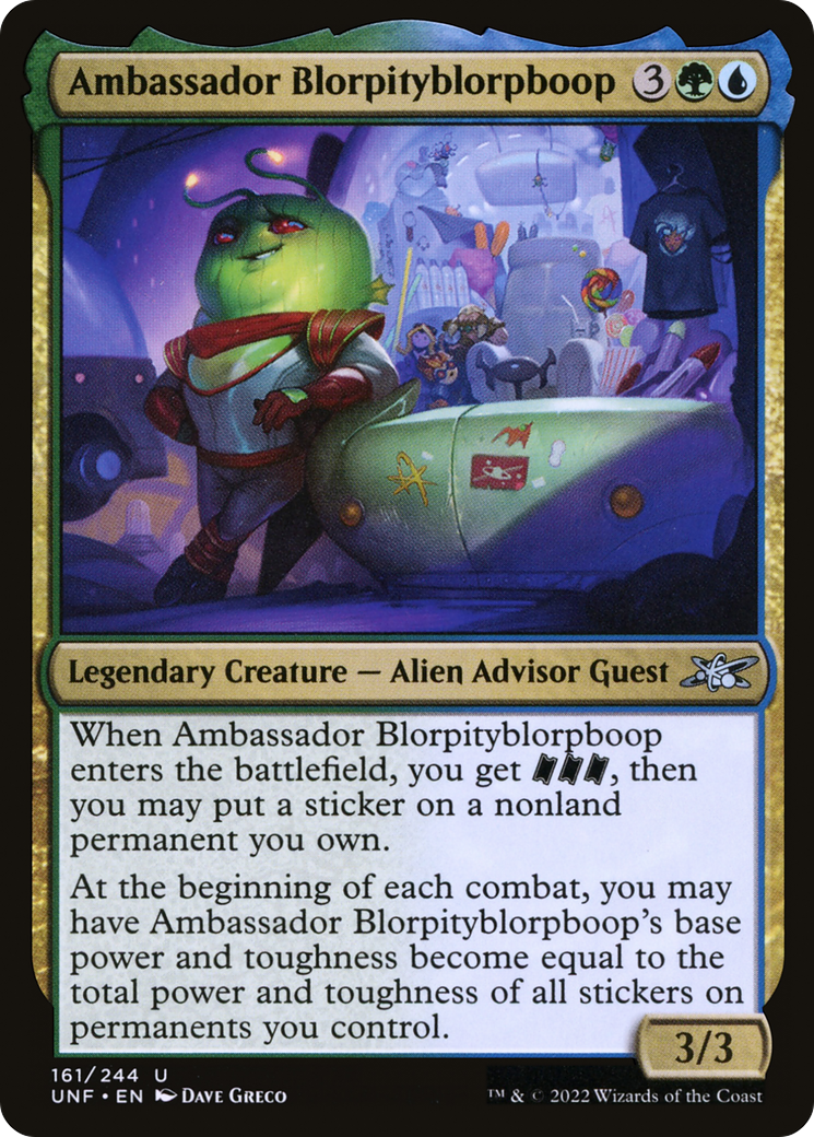 Ambassador Blorpityblorpboop (UNF-161) (Foil)