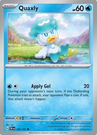 Quaxly (PAL-049) (Reverse Holofoil)
