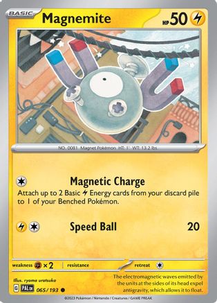 Magnemite (PAL-065) (Reverse Holofoil)