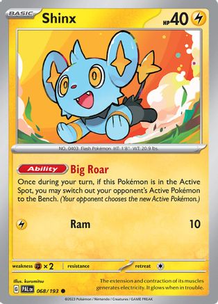 Shinx (PAL-068) (Reverse Holofoil)