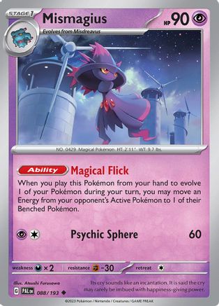 Mismagius (PAL-088) (Reverse Holofoil)