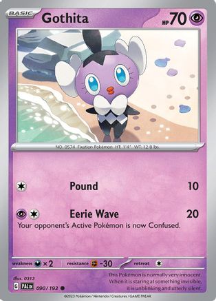 Gothita (PAL-090) (Reverse Holofoil)