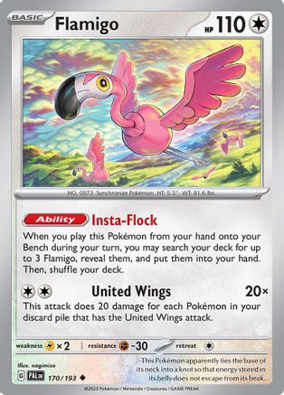 Flamigo (PAL-170) (Reverse Holofoil)