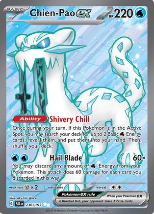 Chien-Pao ex (PAL-236) (Holofoil)