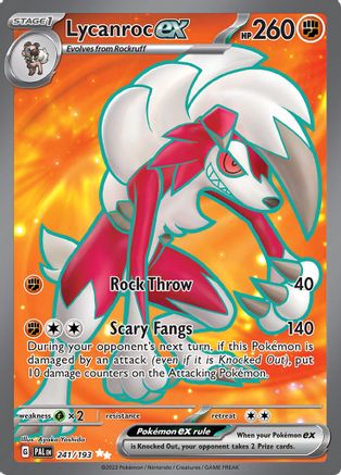 Lycanroc ex (PAL-241) (Holofoil)