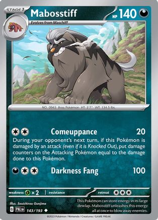 Mabosstiff (PAL-143) (Reverse Holofoil)