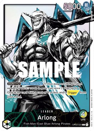 Arlong (Alternate Art) (OP03-022) (Foil)