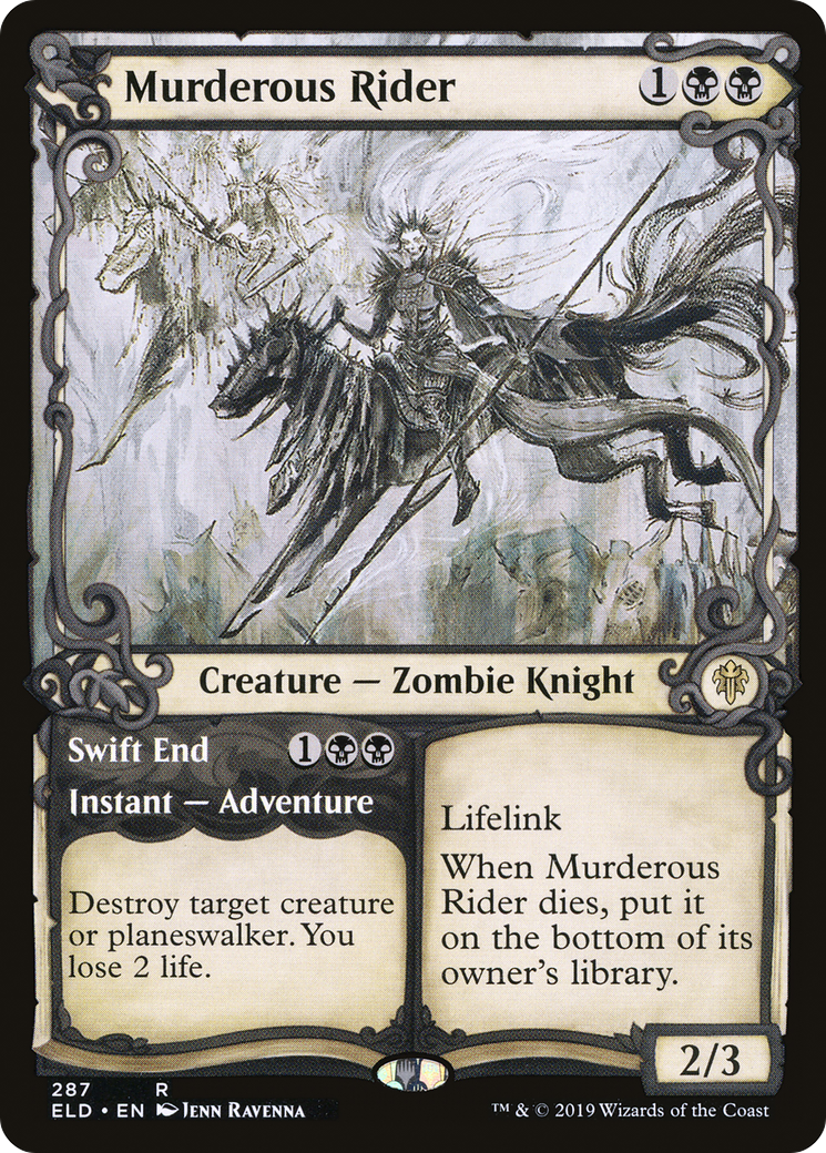Murderous Rider // Swift End (ELD-287) (Showcase) (Foil)