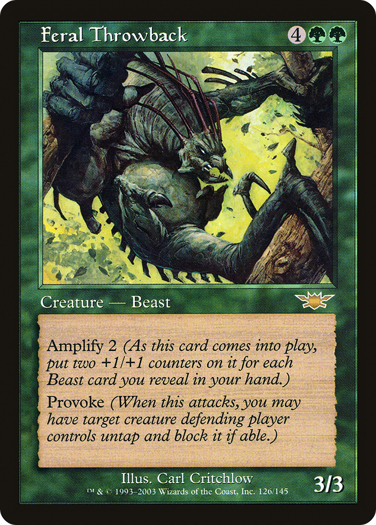 Feral Throwback (LGN-126) (Foil)