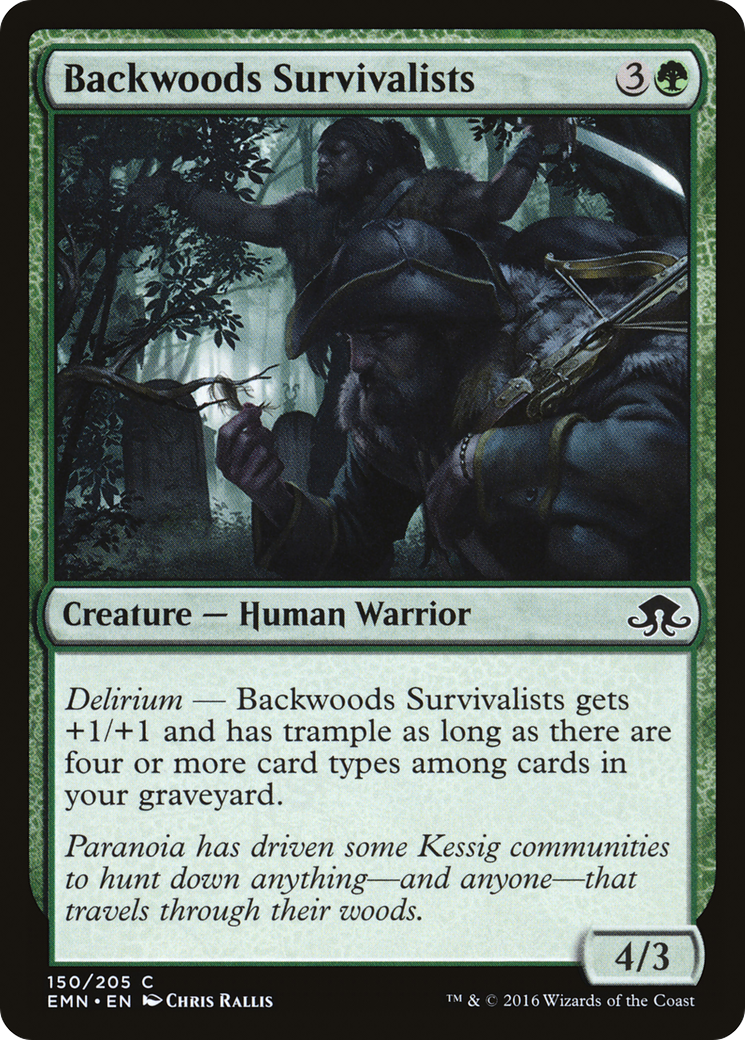 Backwoods Survivalists (EMN-150) (Foil)