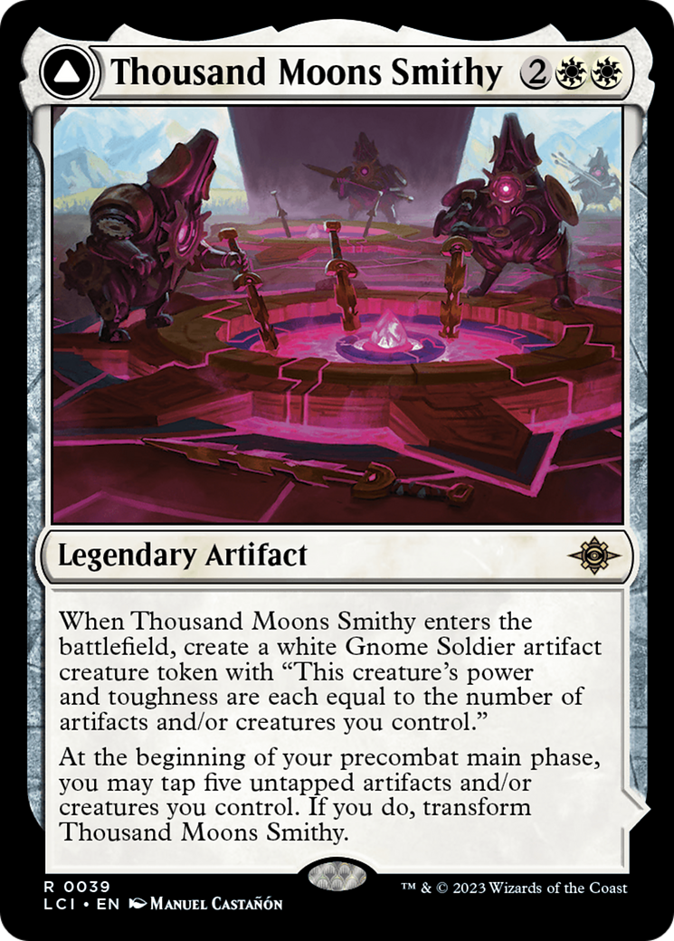 Thousand Moons Smithy // Barracks of the Thousand (LCI-039) (Foil)
