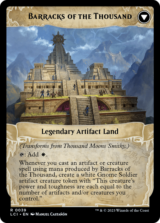 Thousand Moons Smithy // Barracks of the Thousand (LCI-039) (Foil)