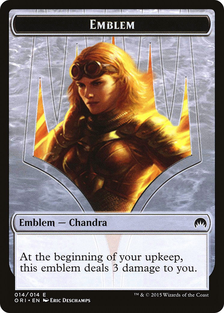 Chandra, Roaring Flame Emblem (ORI-014)