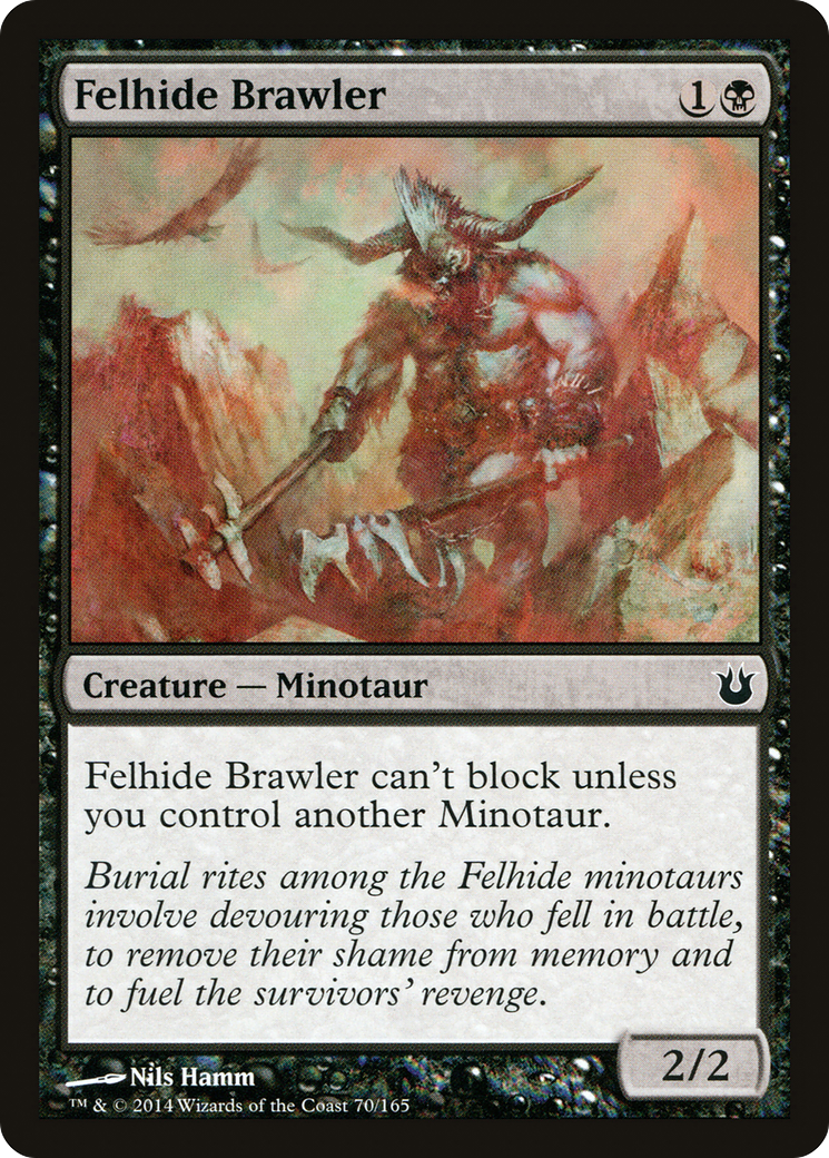 Felhide Brawler (BNG-070) (Foil)