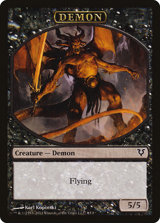 Angel // Demon Double-Sided Token (PRE-1 // 5) (Foil)