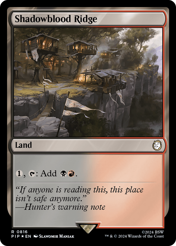 Shadowblood Ridge (PIP-816) (Surge Foil)