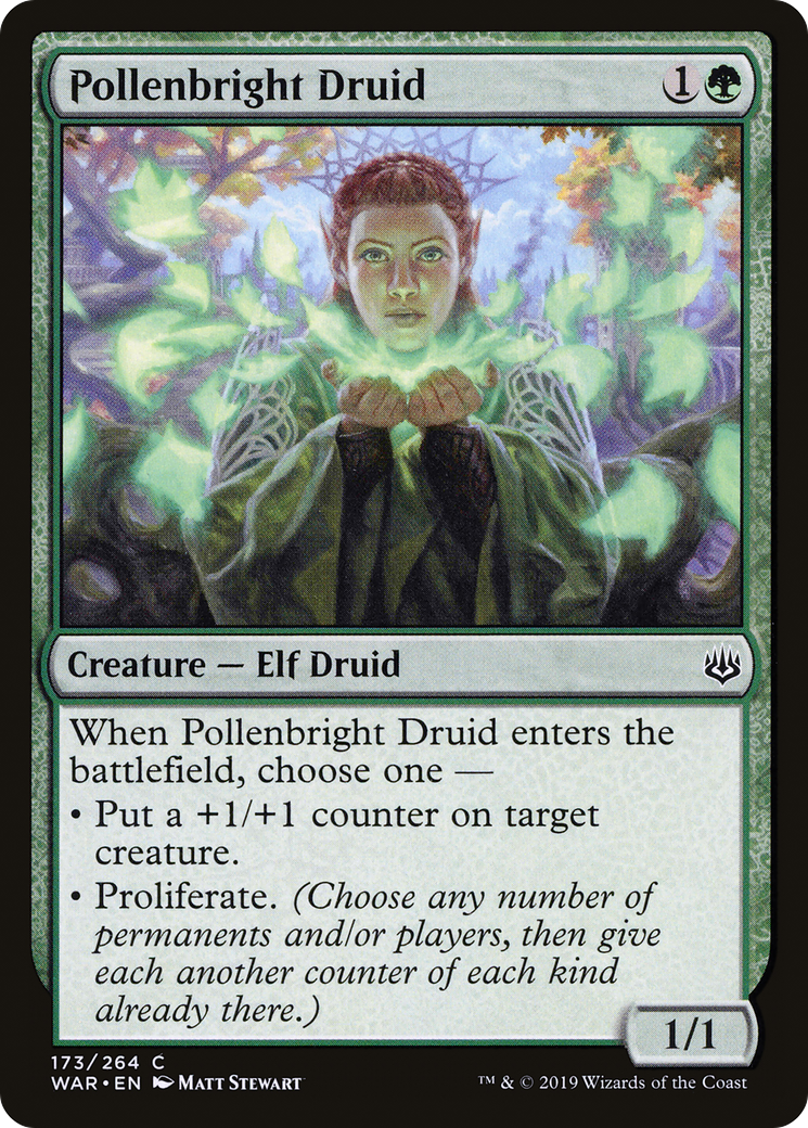 Pollenbright Druid (WAR-173) (Foil)
