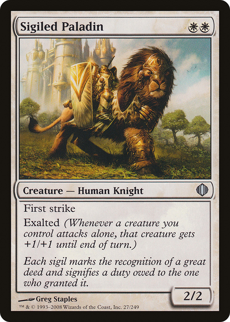 Sigiled Paladin (ALA-027)
