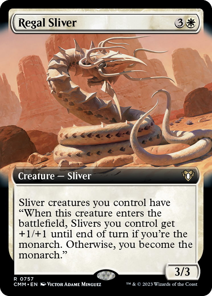 Regal Sliver (CMM-757) (Extended Art) (Foil)