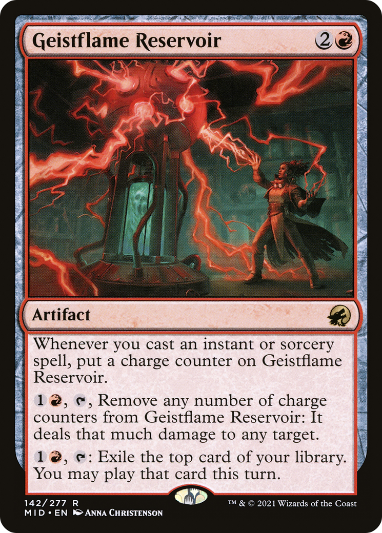 Geistflame Reservoir (MID-142) (Foil)