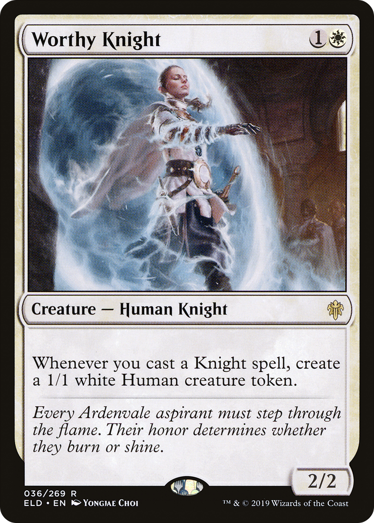 Worthy Knight (ELD-036) (Foil)