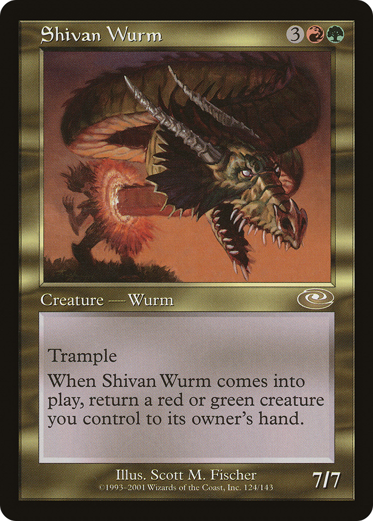 Shivan Wurm (PLS-124) (Foil)