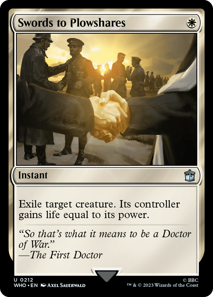 Swords to Plowshares (WHO-212)
