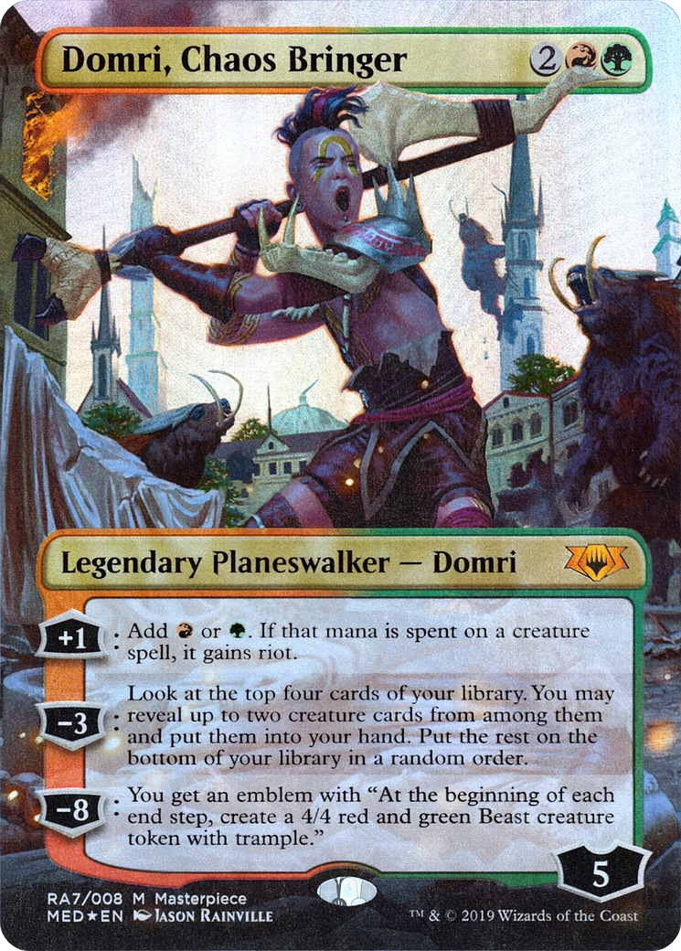 Domri, Chaos Bringer (MED2-RA7) (Borderless) (Foil)