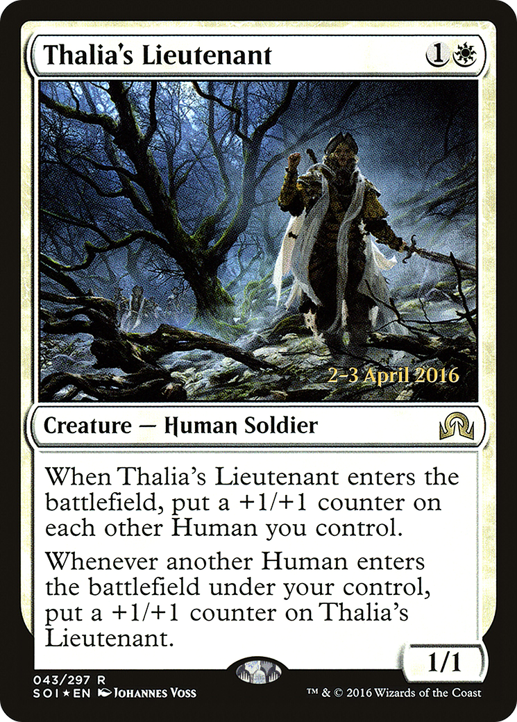 Thalia's Lieutenant (PRE-43S) (Foil)