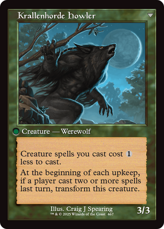 Duskwatch Recruiter // Krallenhorde Howler (INR-467) (Foil)