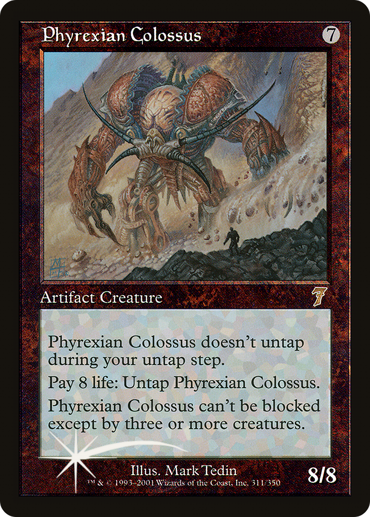 Phyrexian Colossus (7ED-311★) (Foil)