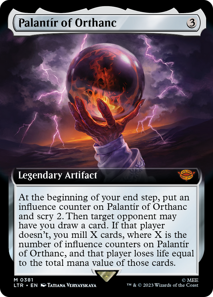 Palantír of Orthanc (LTR-381) (Extended Art)