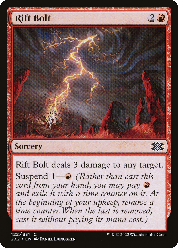 Rift Bolt (2X2-122) (Foil)
