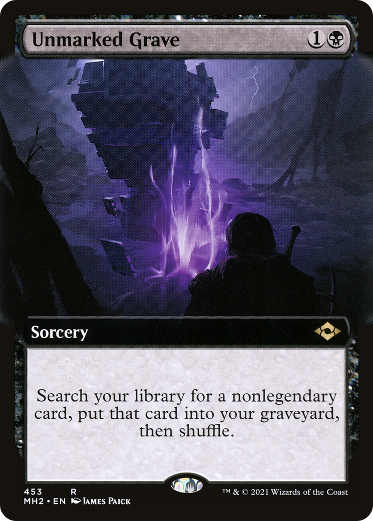 Unmarked Grave (MH2-453) (Extended Art) (Foil)