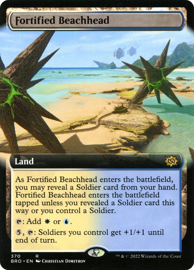 Fortified Beachhead (BRO-370) (Extended Art) (Foil)