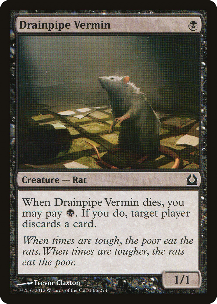 Drainpipe Vermin (RTR-066) (Foil)
