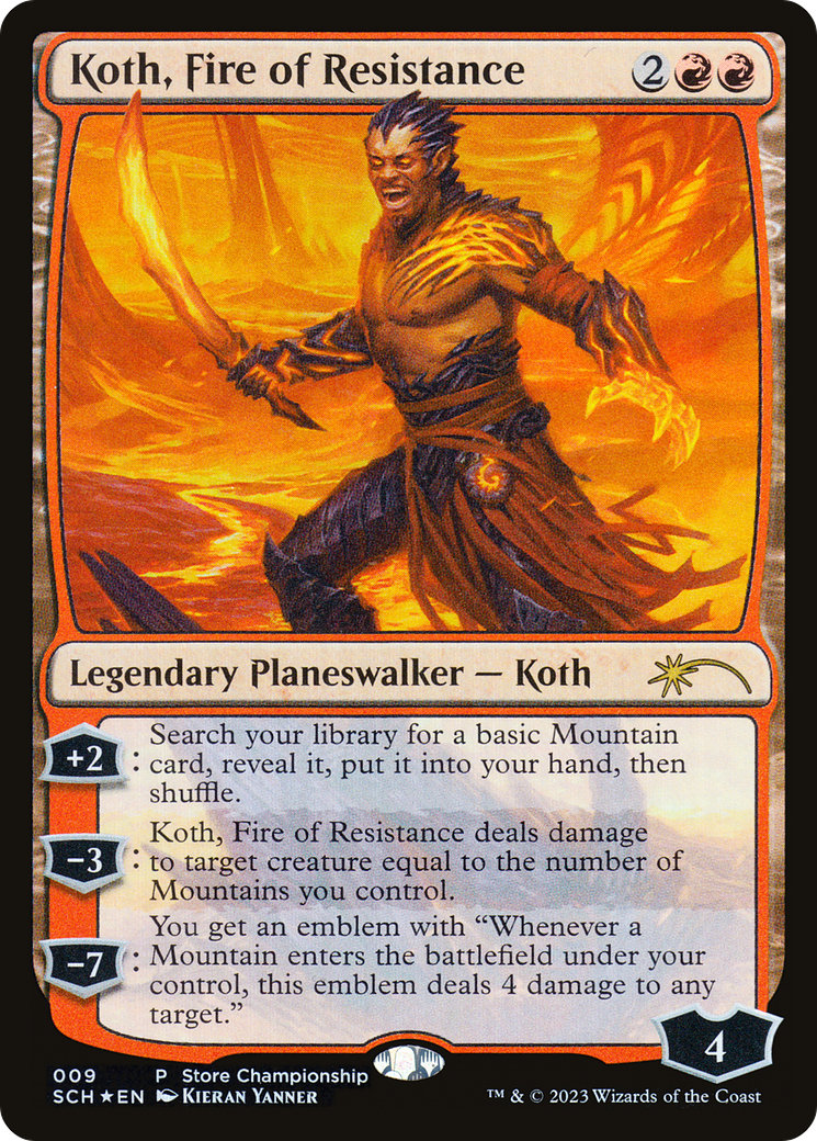 Koth, Fire of Resistance (GAME-009) (Foil)