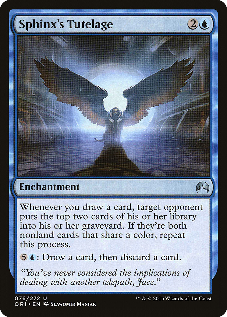 Sphinx's Tutelage (ORI-076) (Foil)