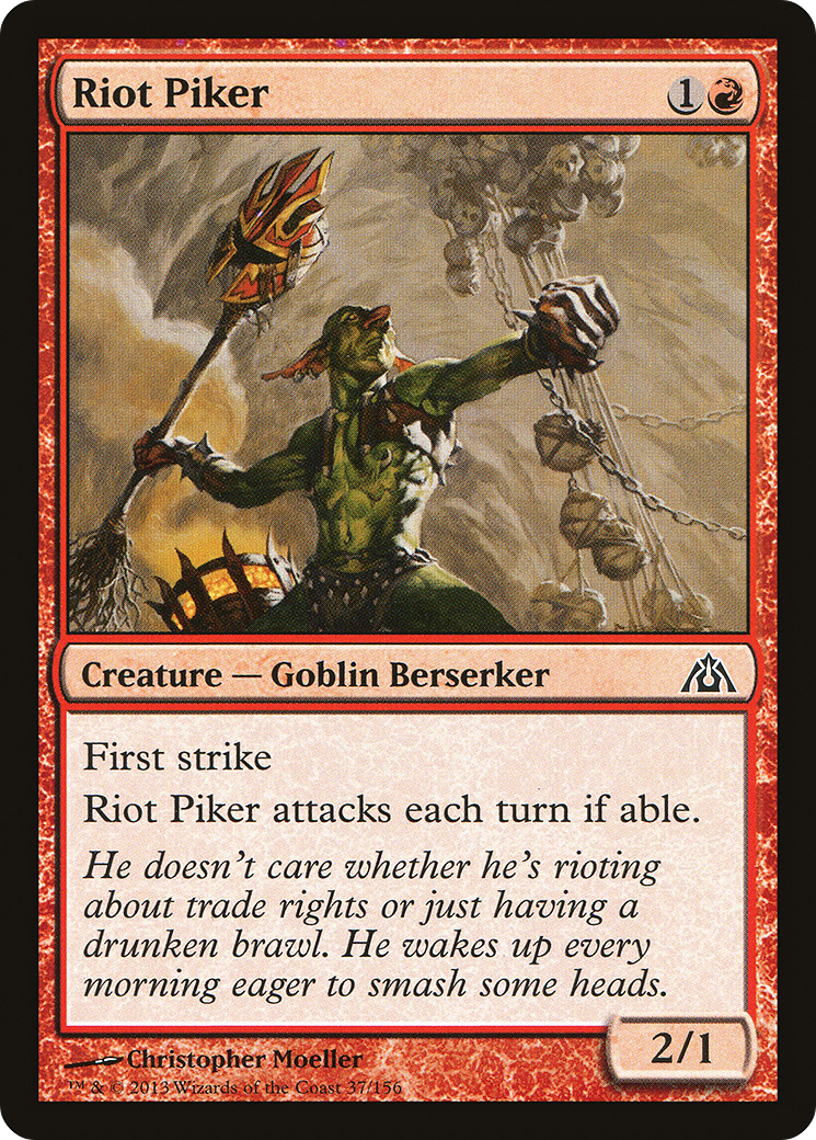 Riot Piker (DGM-037) (Foil)