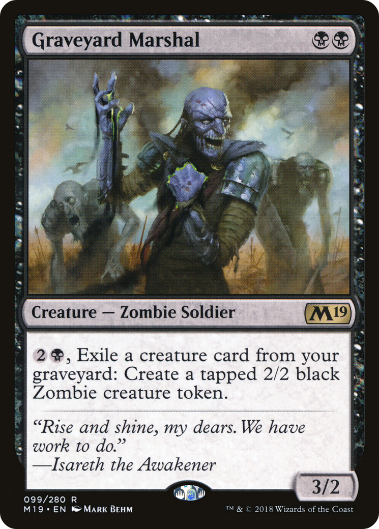 Graveyard Marshal (M19-099) (Foil)